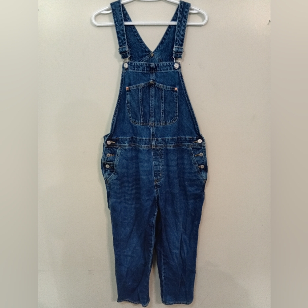 Old Navy Classic Blue Denim Overalls - Picture 3 of 5